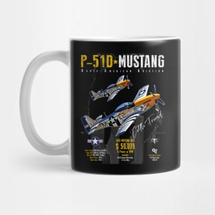 P51 Mustang WW2 Fighter Plane Mug